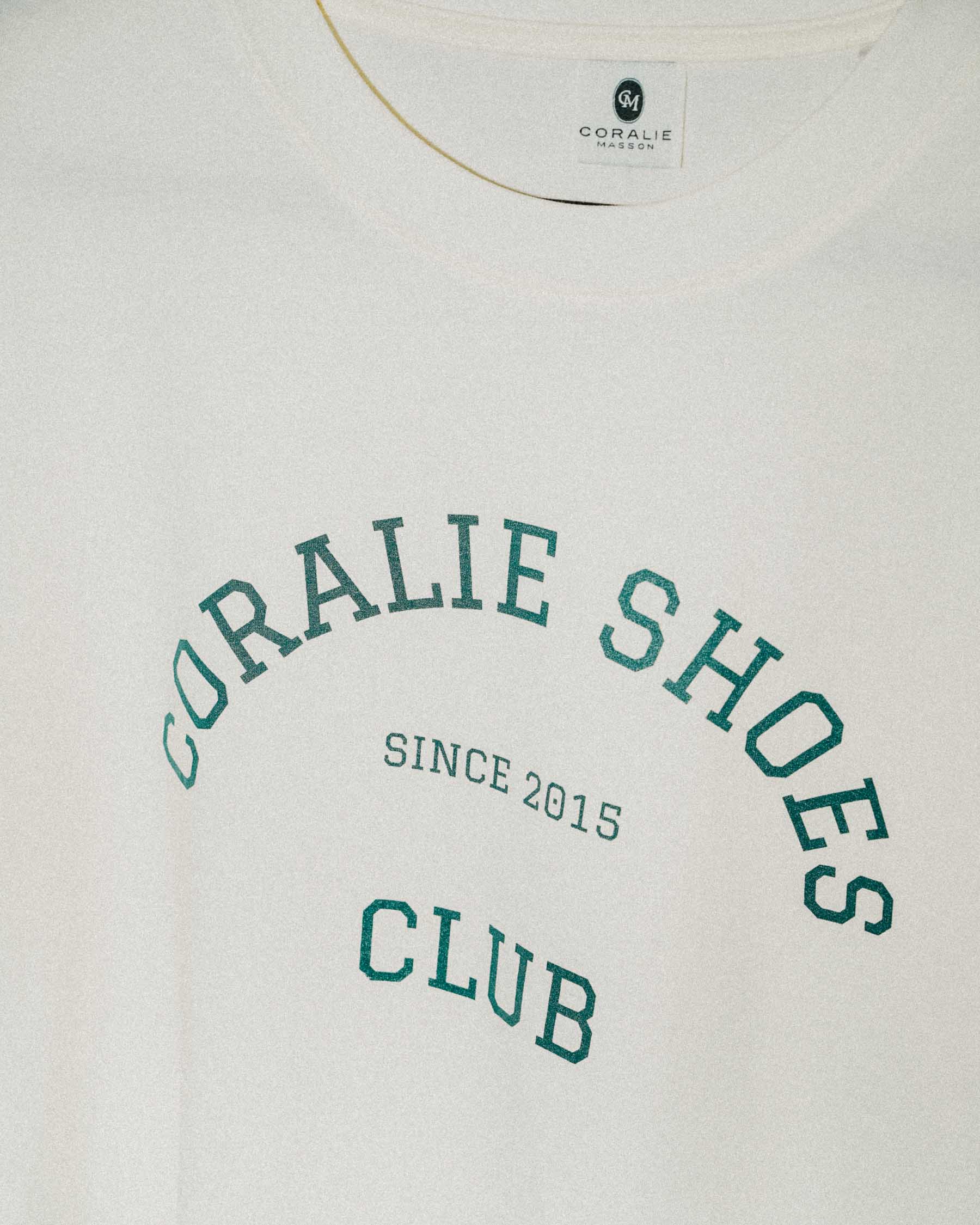 Coralie Masson Jack tee-shirt coton bio ivoire S/M L/XL