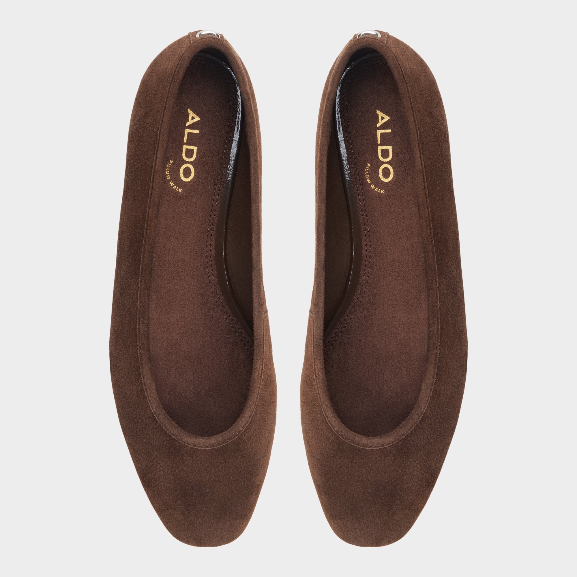 ALDO Lailana ballerines suède marron plates