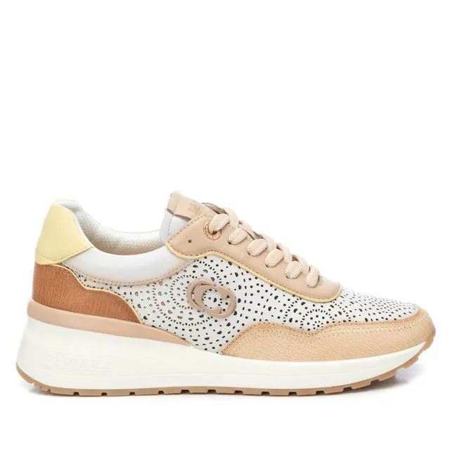 Carmela 16227202 chaussures beige cuir lacets