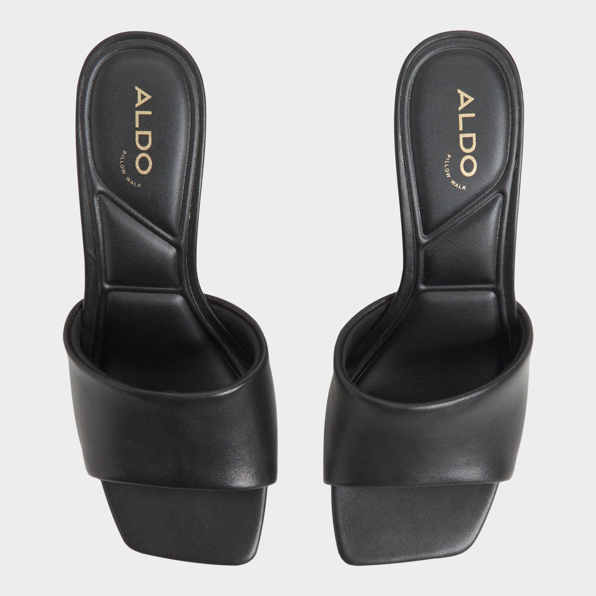 ALDO Vidish mules confortables noires talon bloc