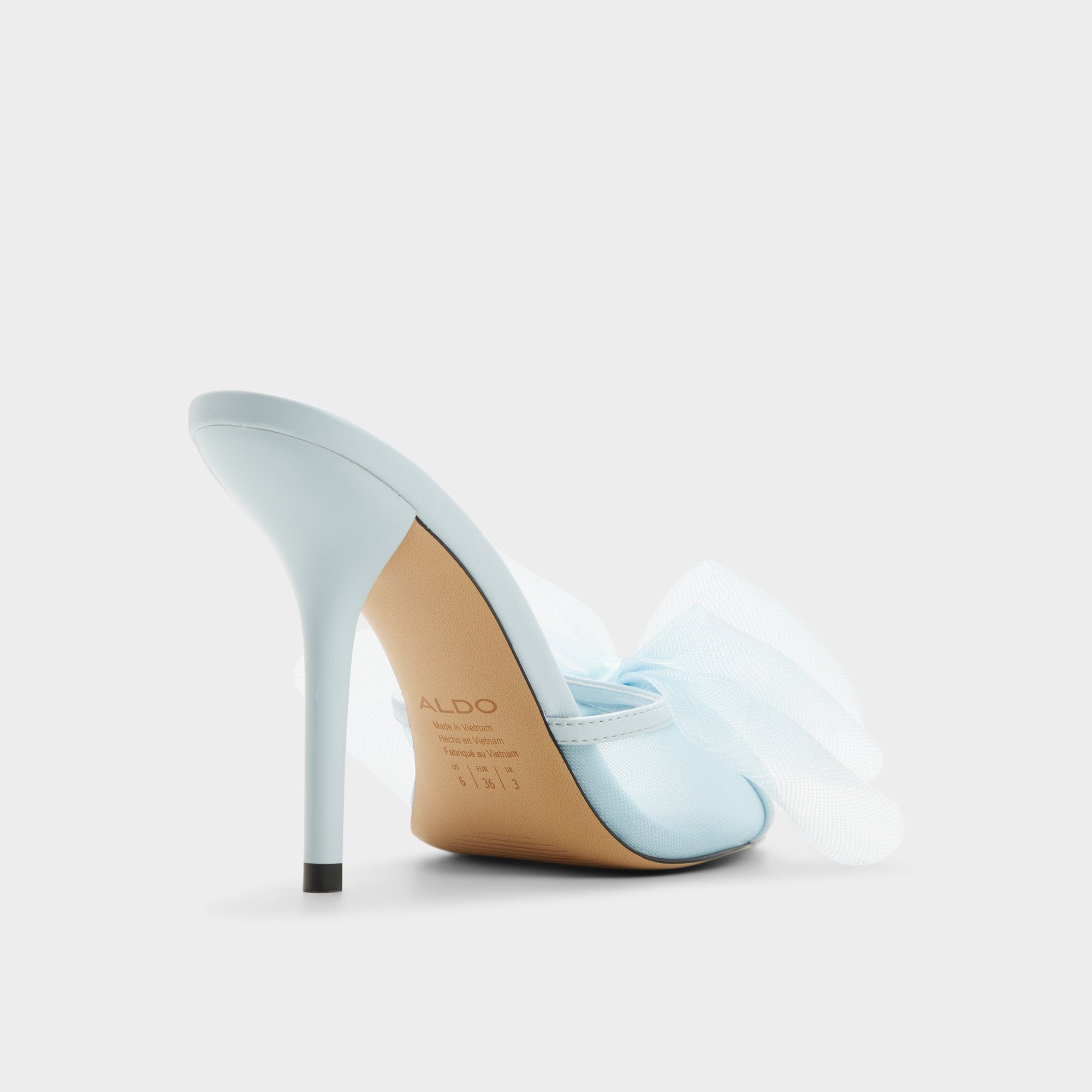 Aldo Oceanne escarpins talon bleu pastel