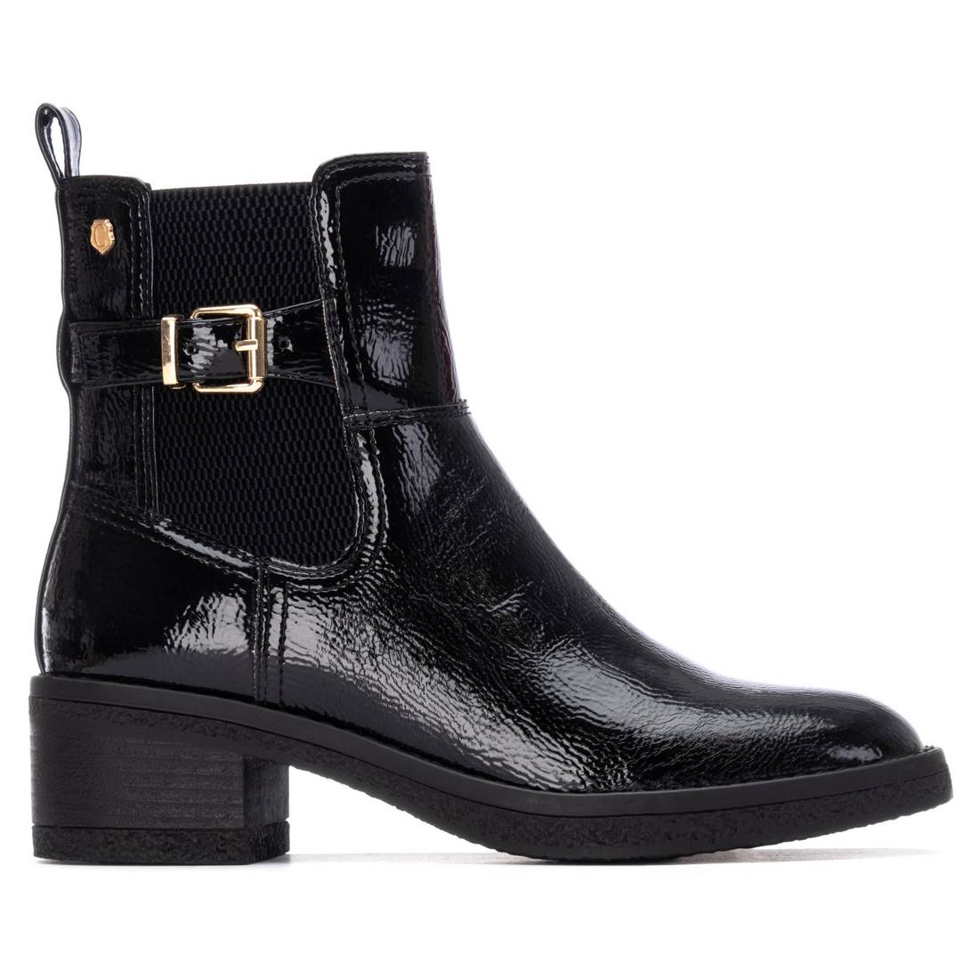 Carmela 16257903 bottine noire vernie talon