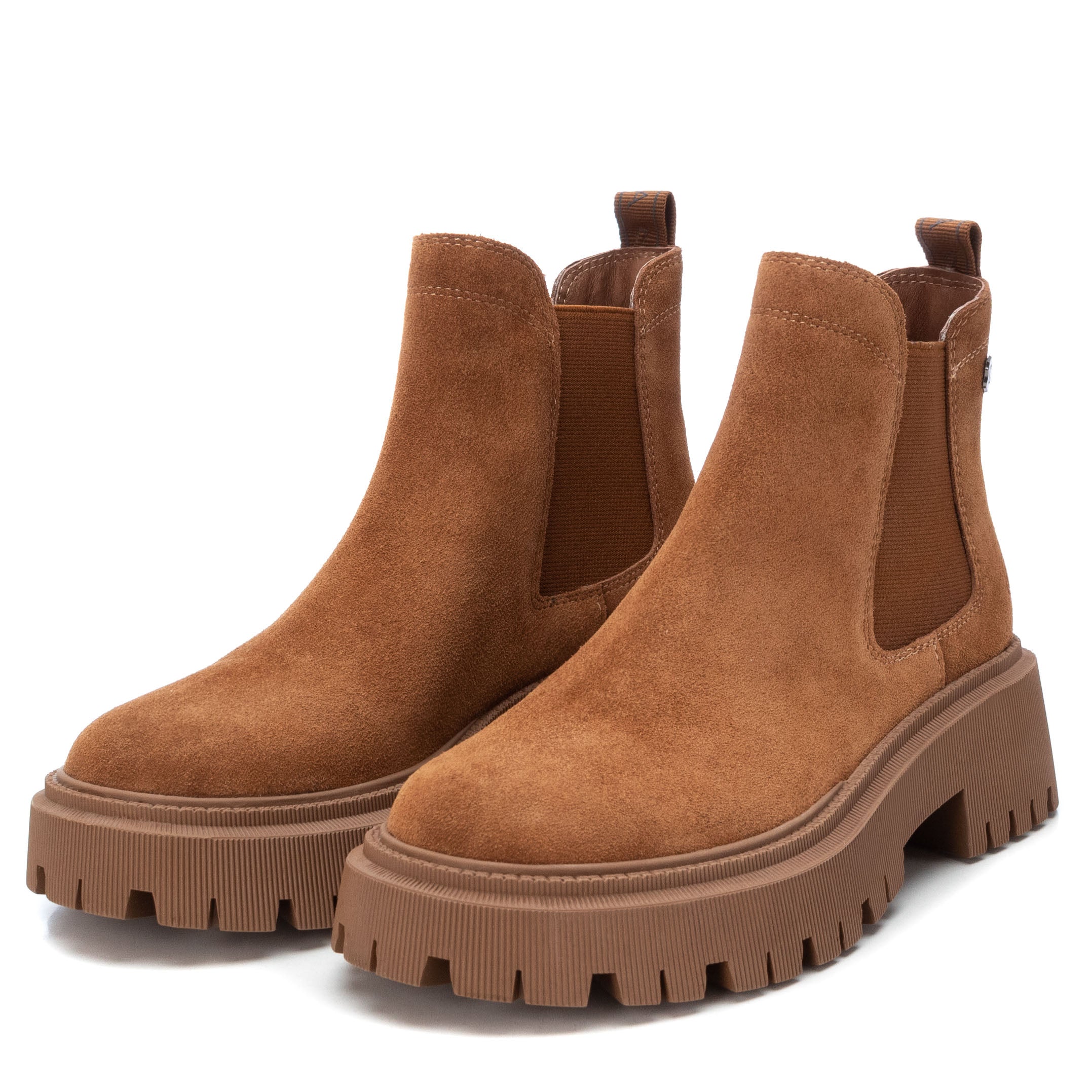 Carmela 16011604 bottines chelsea marron suède