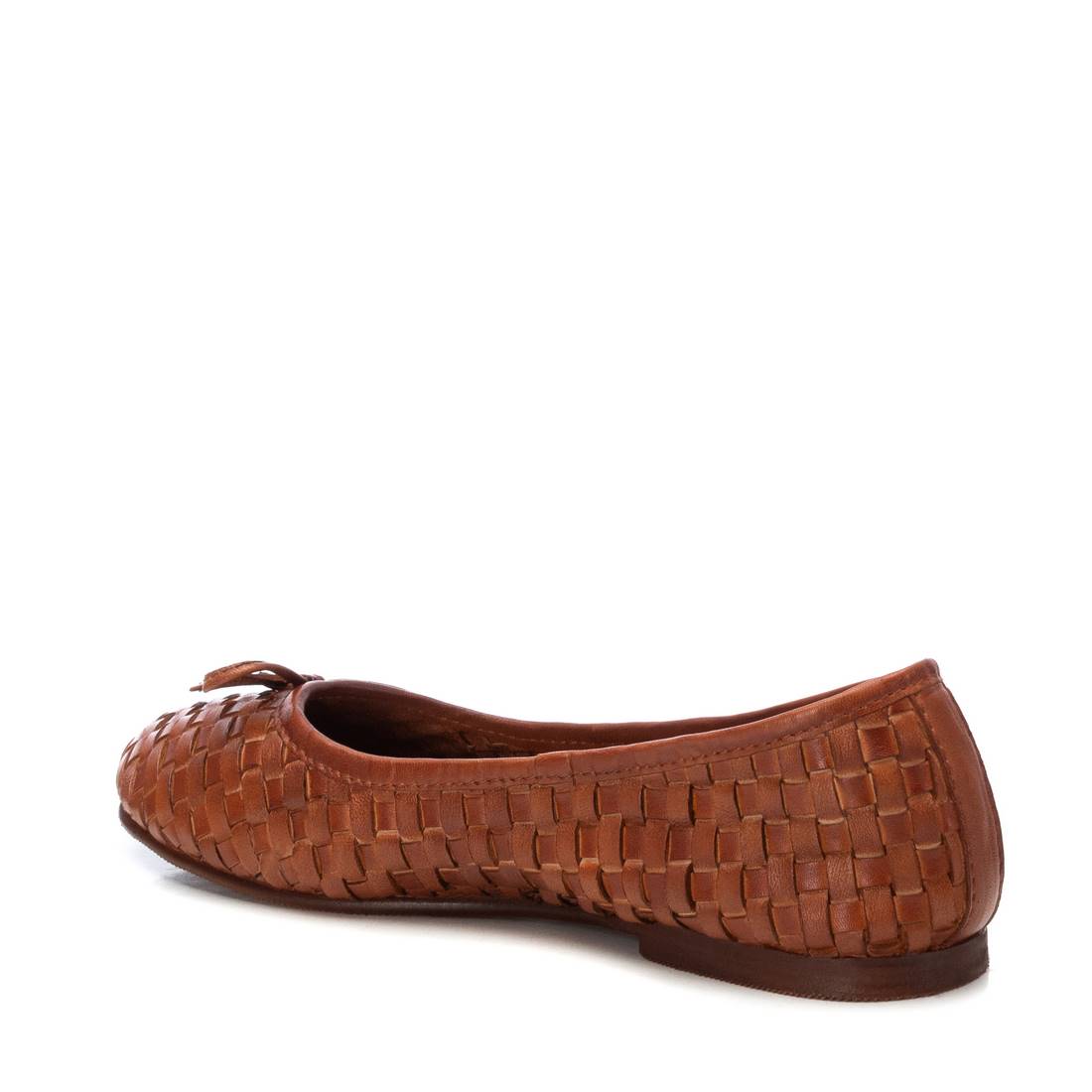 Carmela 16163901 ballerines cuir marron tressé