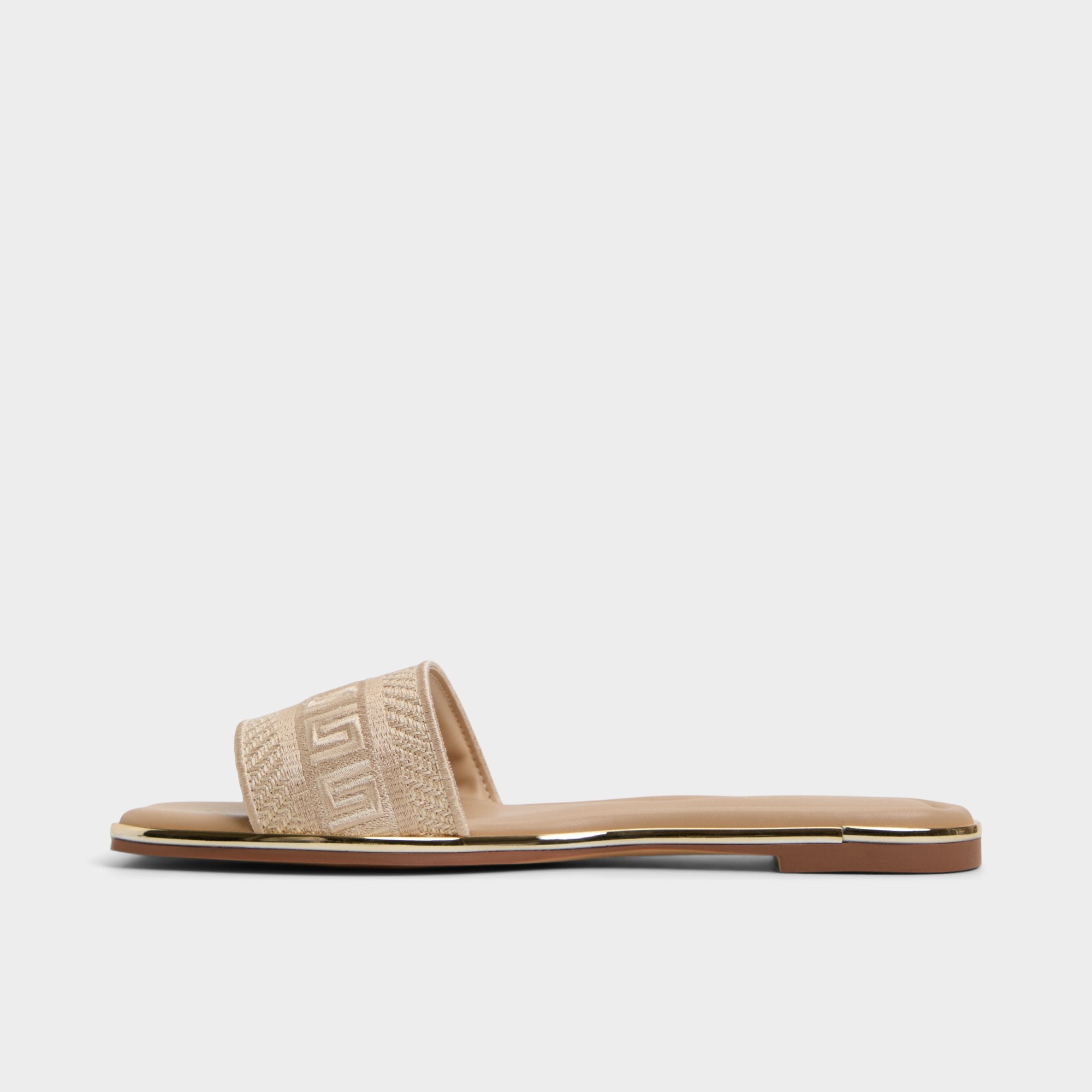 ALDO Oceania sandales plates beige tissé