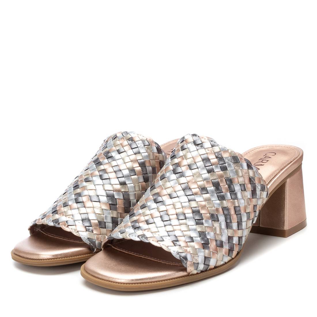 Carmela 16219103 sandales cuir marron talon moyen
