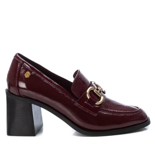 Carmela 16115702 mocassins cuir rouge verni talon 7 cm