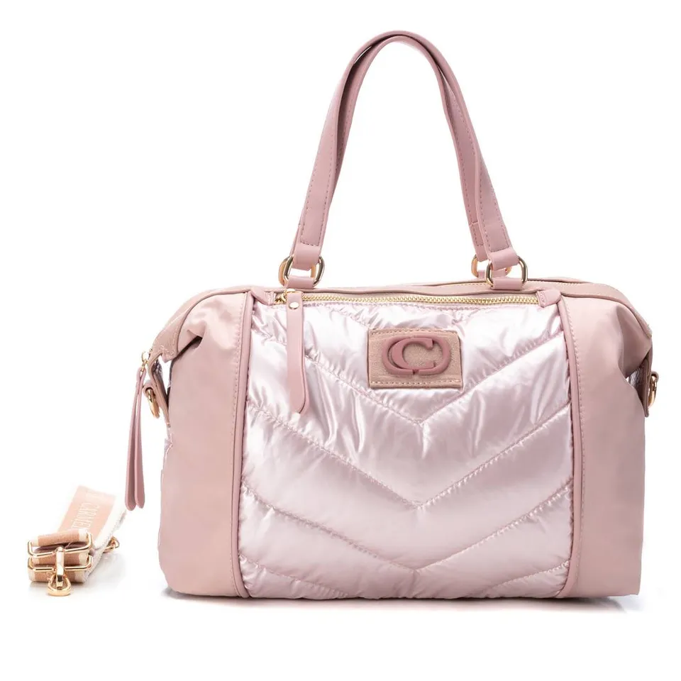 Carmela 18607903 sac épaule marron textile poches
