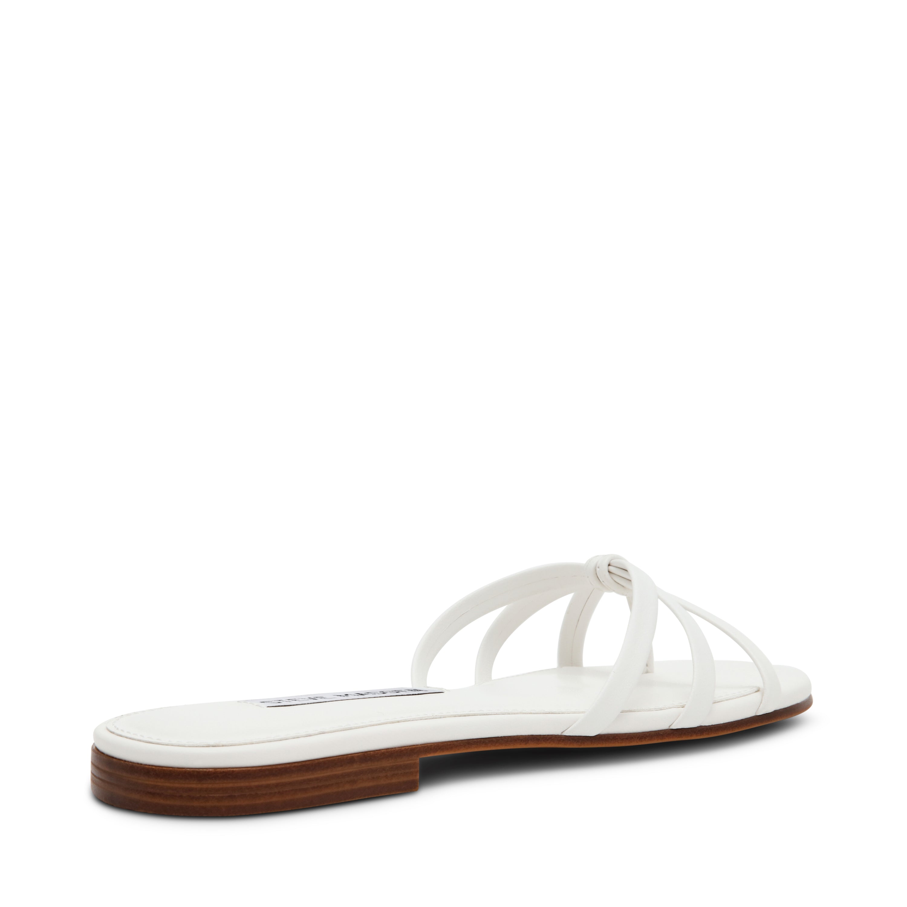 Steve Madden Calissi sandales plates cuir blanc