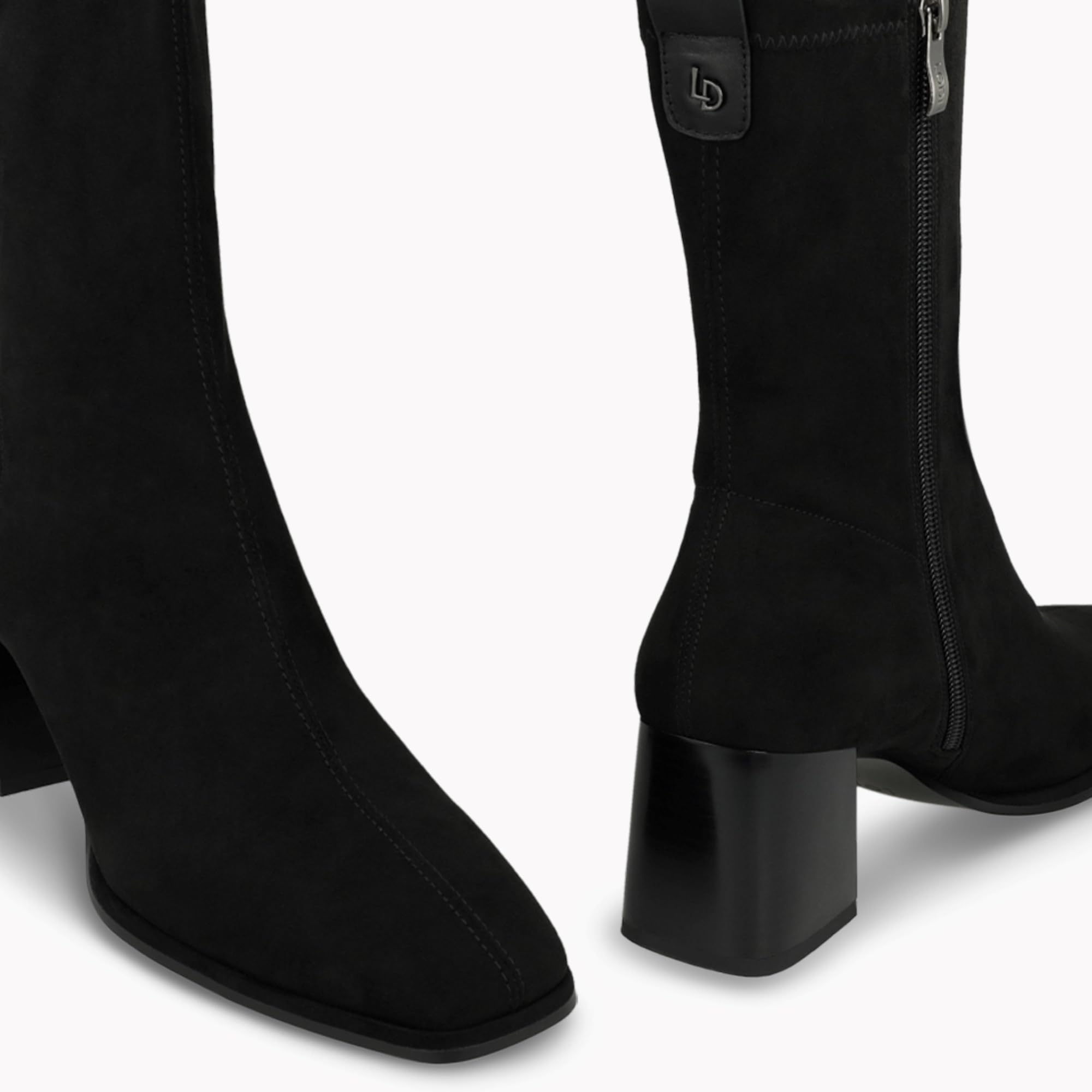 Lodi A-HEKA bottines noires daim véritable