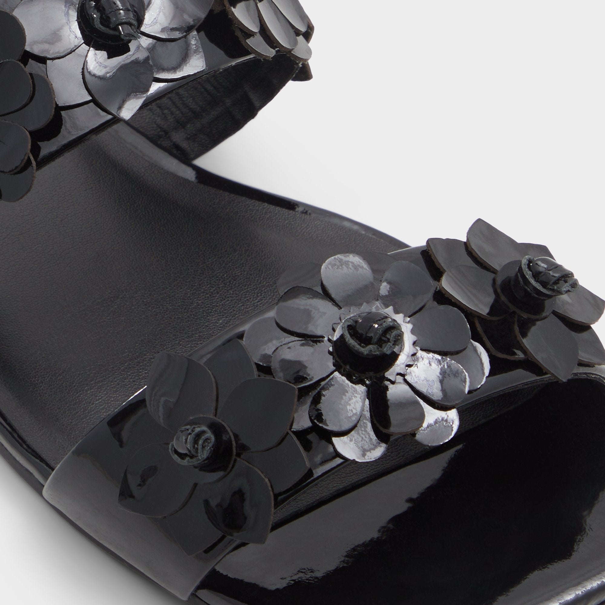 ALDO Fiore sandales plates noires confort