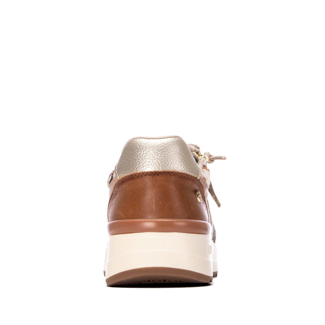 Carmela 16436001 sneaker compensée marron cuir