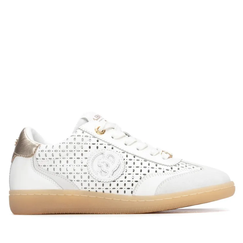 Carmela 16312006 basket femme blanche cuir lacets