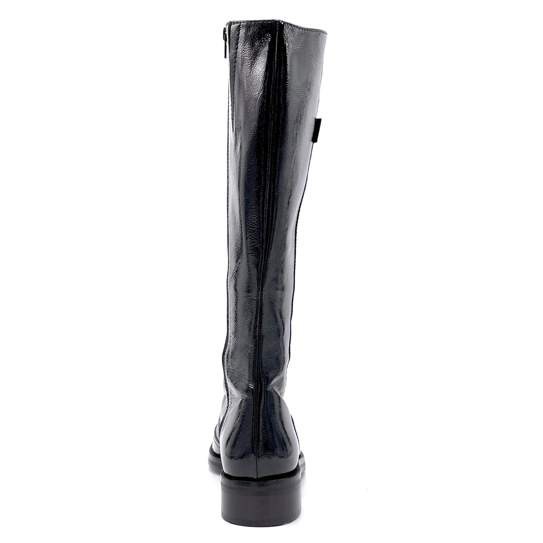 Bottes Elata 51532-1 vernis noir talon 3,5 cm