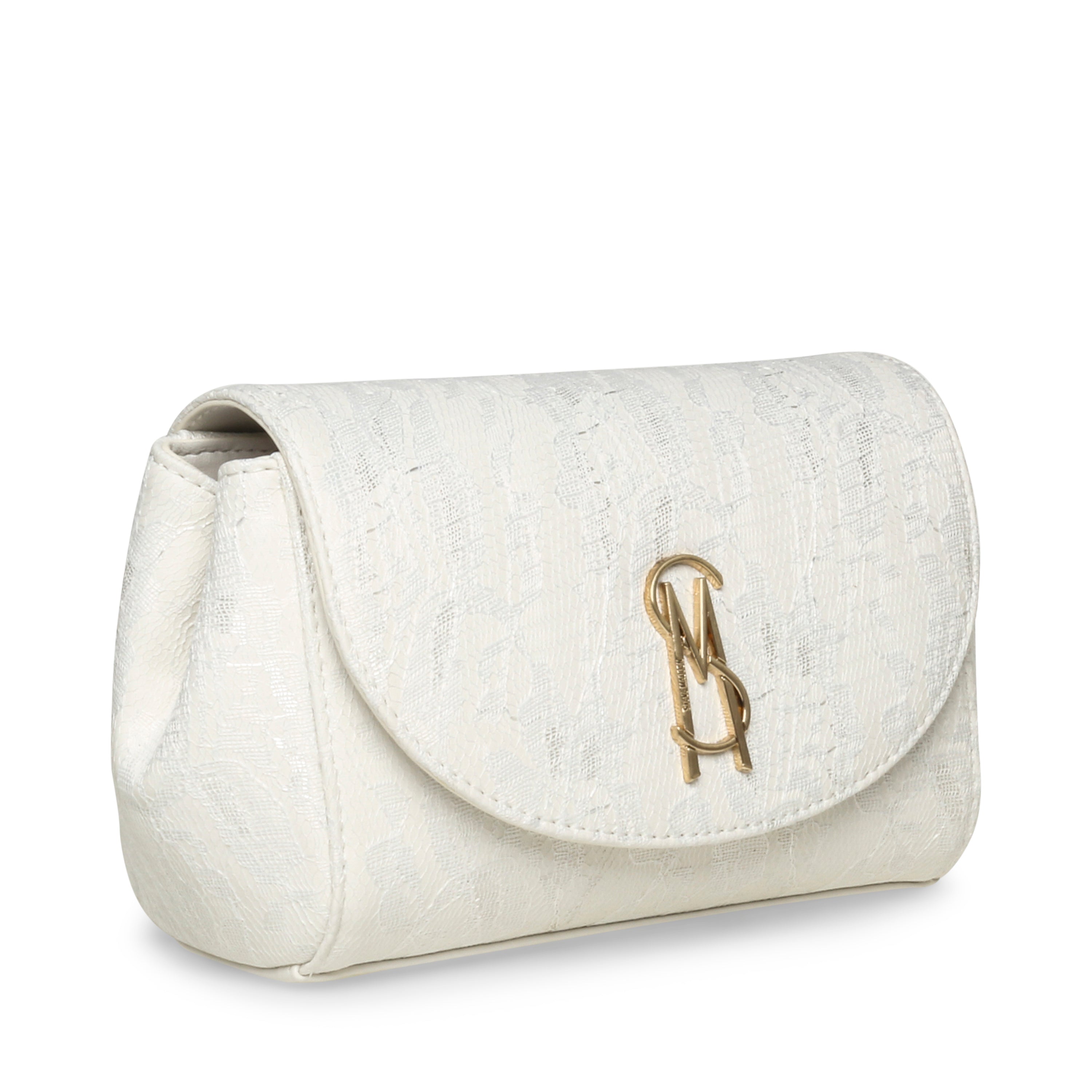 Steve Madden Bnylah sac bandoulière blanc doré