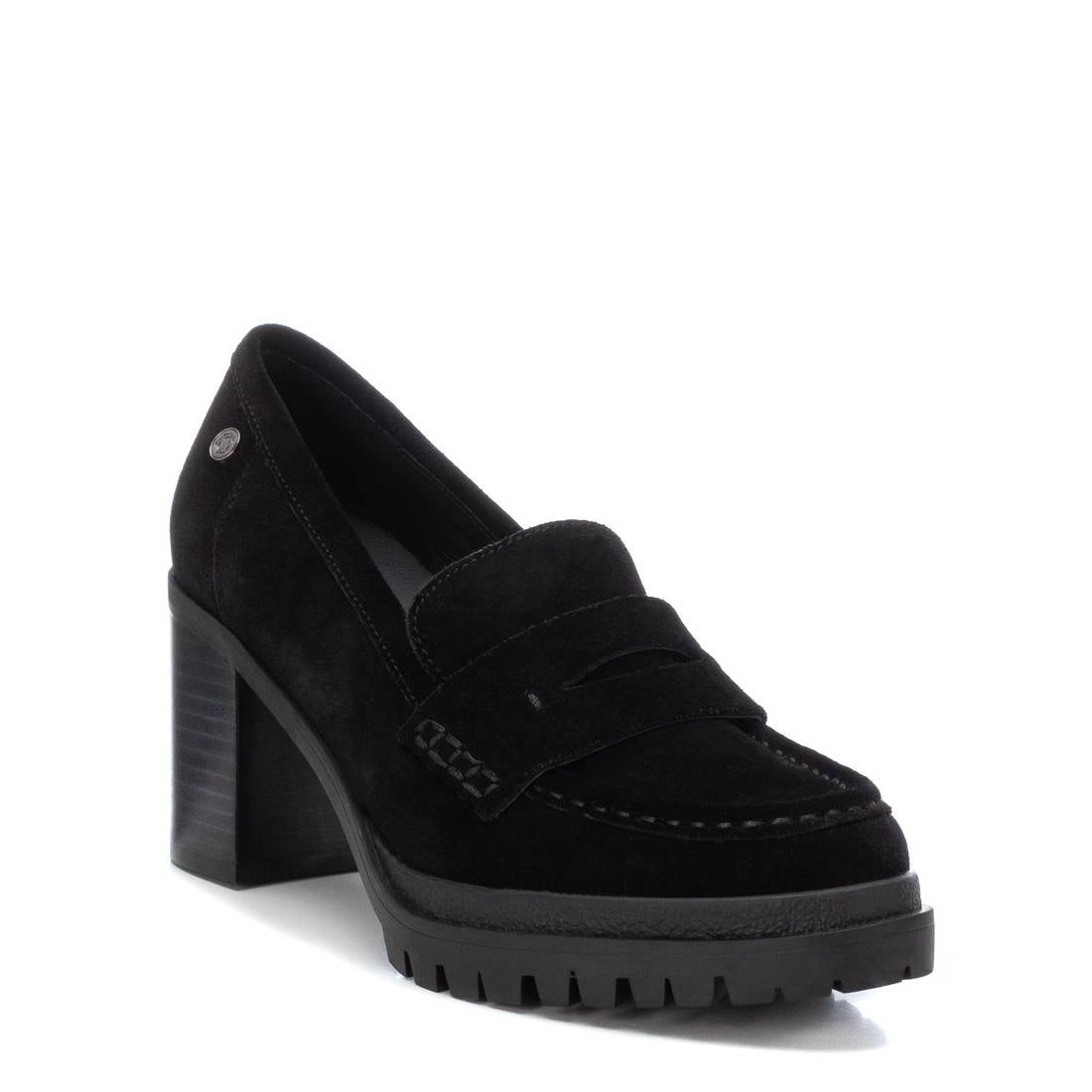 Carmela 16037101 mocassin femme noir serraje