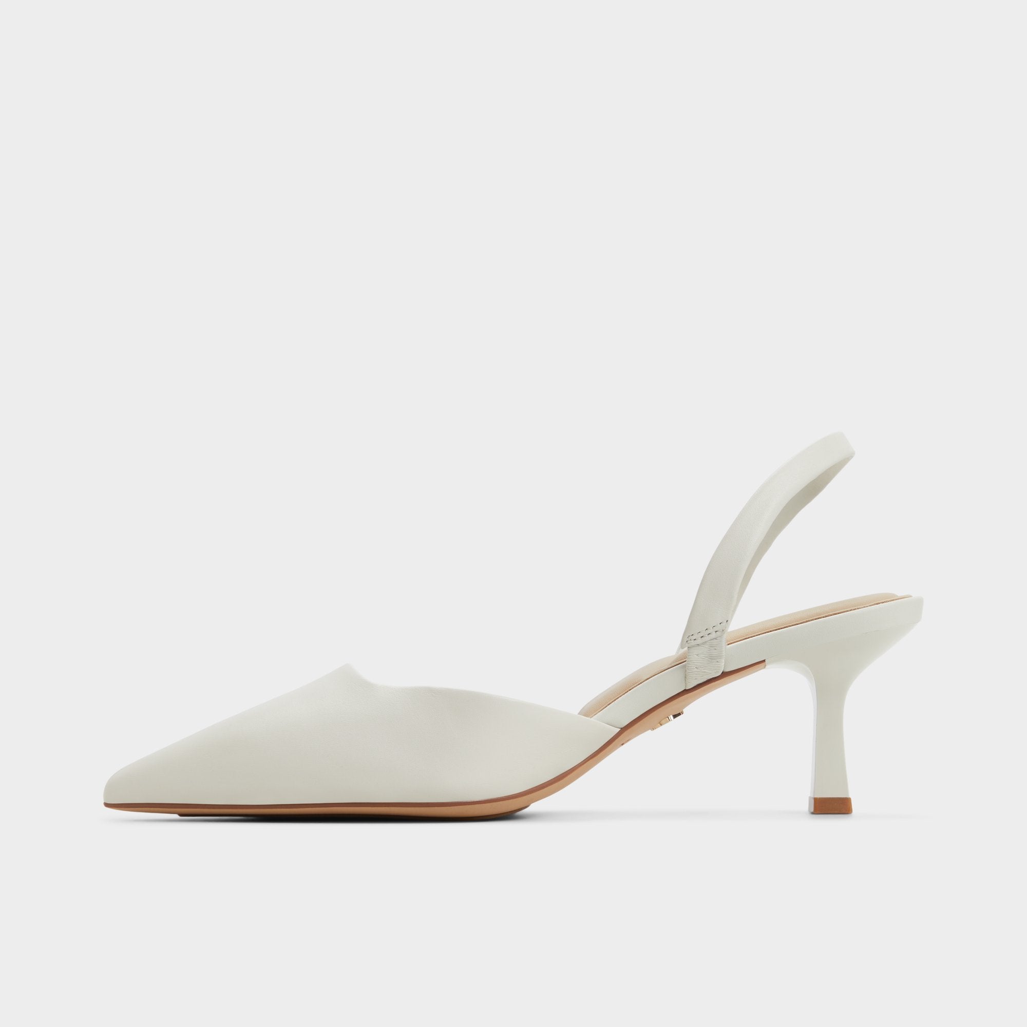 ALDO Gavedessi-xt ballerines blanches petit talon