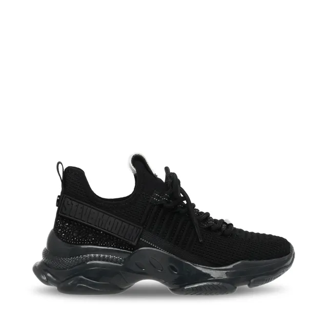 Steve Madden Maxilla-R-E baskets femme noir strass