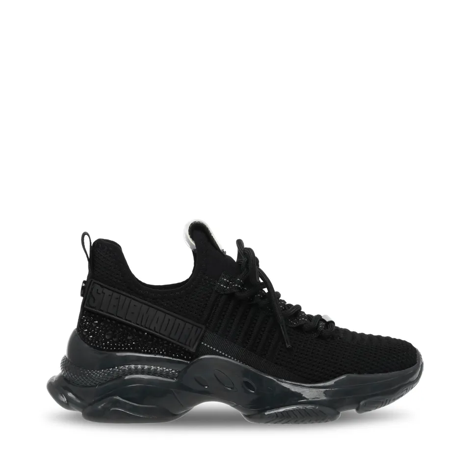 Steve Madden Maxilla-R-E baskets femme noir strass