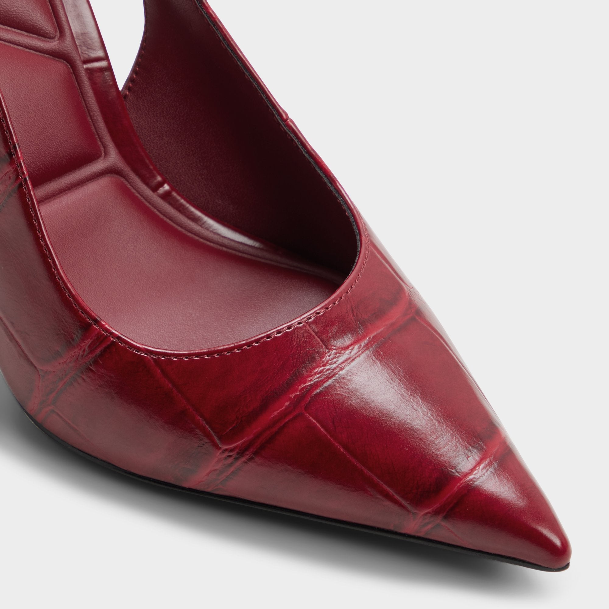ALDO Stessysling 2.0 escarpins rouge croco