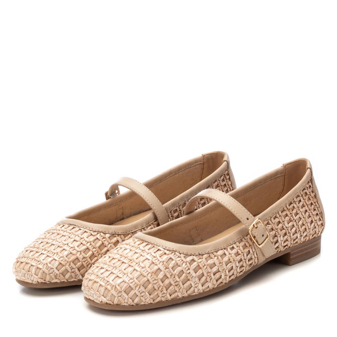 Carmela 16231702 ballerine beige ajourée boucle 35-41