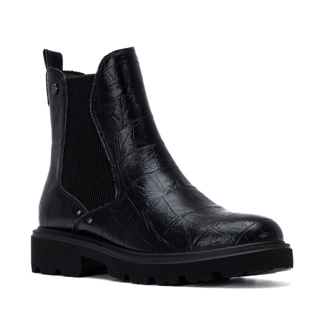 Carmela 16431001 bottines chelsea femme noir talon