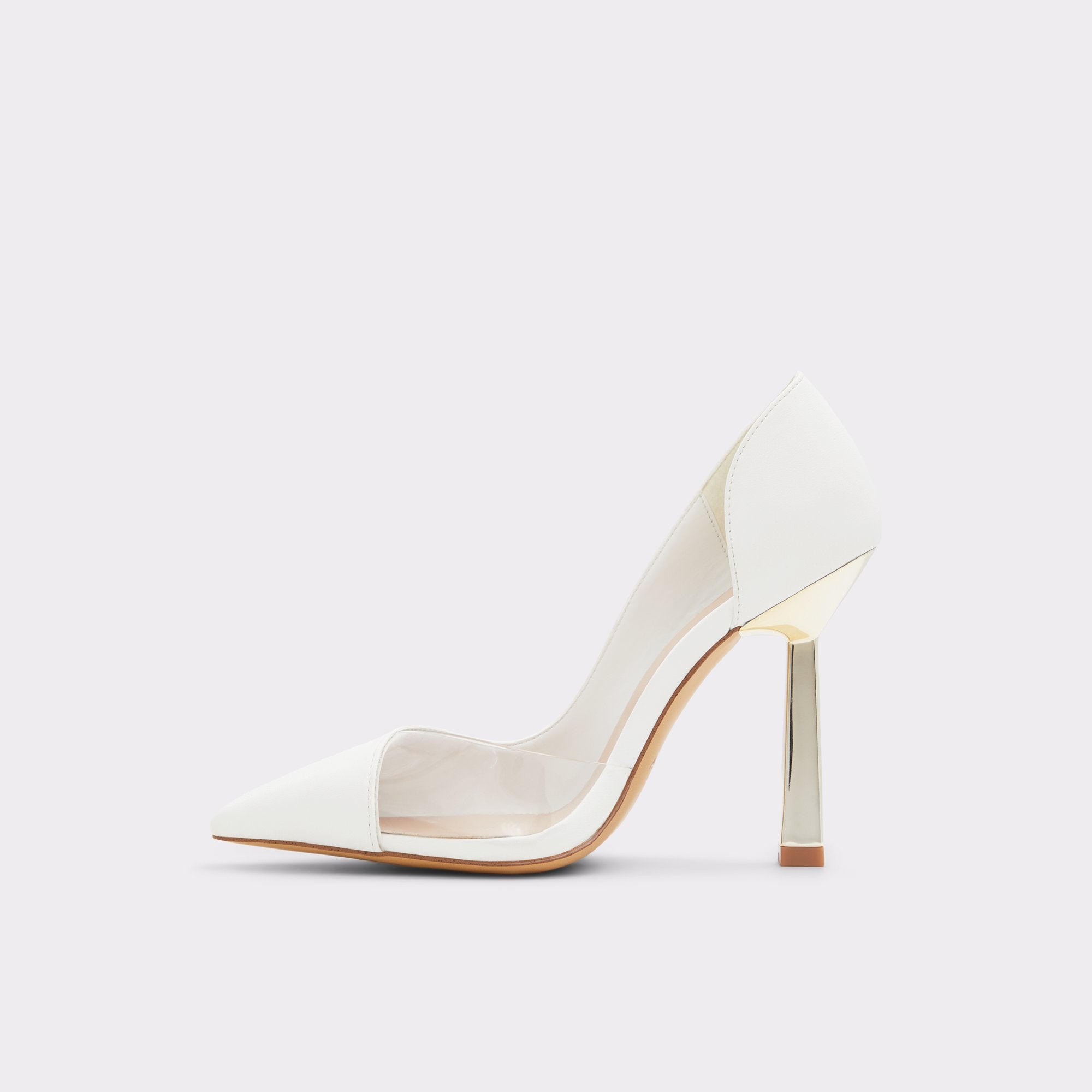 ALDO Paisley escarpins talon aiguille blanc