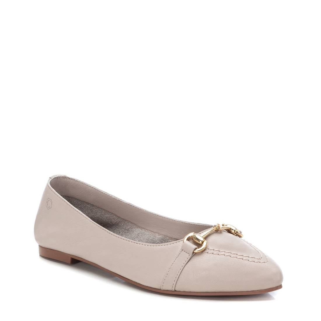 Carmela 16055204 ballerine cuir blanc plat