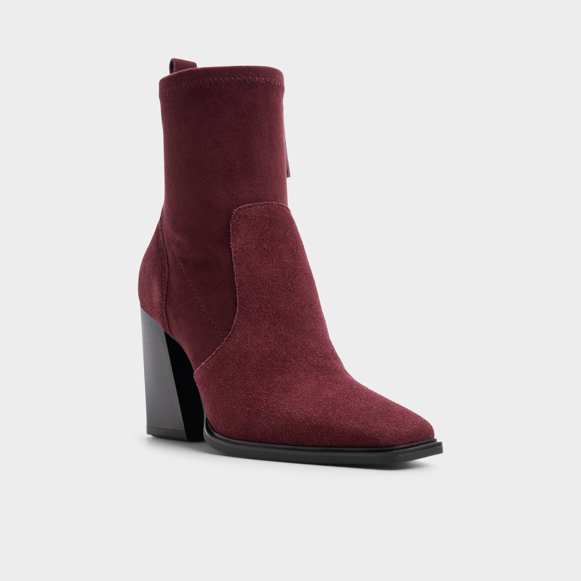 ALDO Ganinio bottines suède bordeaux