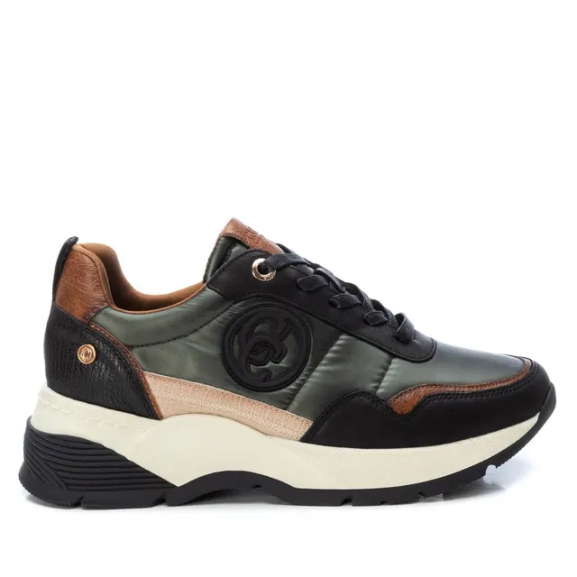 Carmela 16092805 sneaker cuir vert nylon
