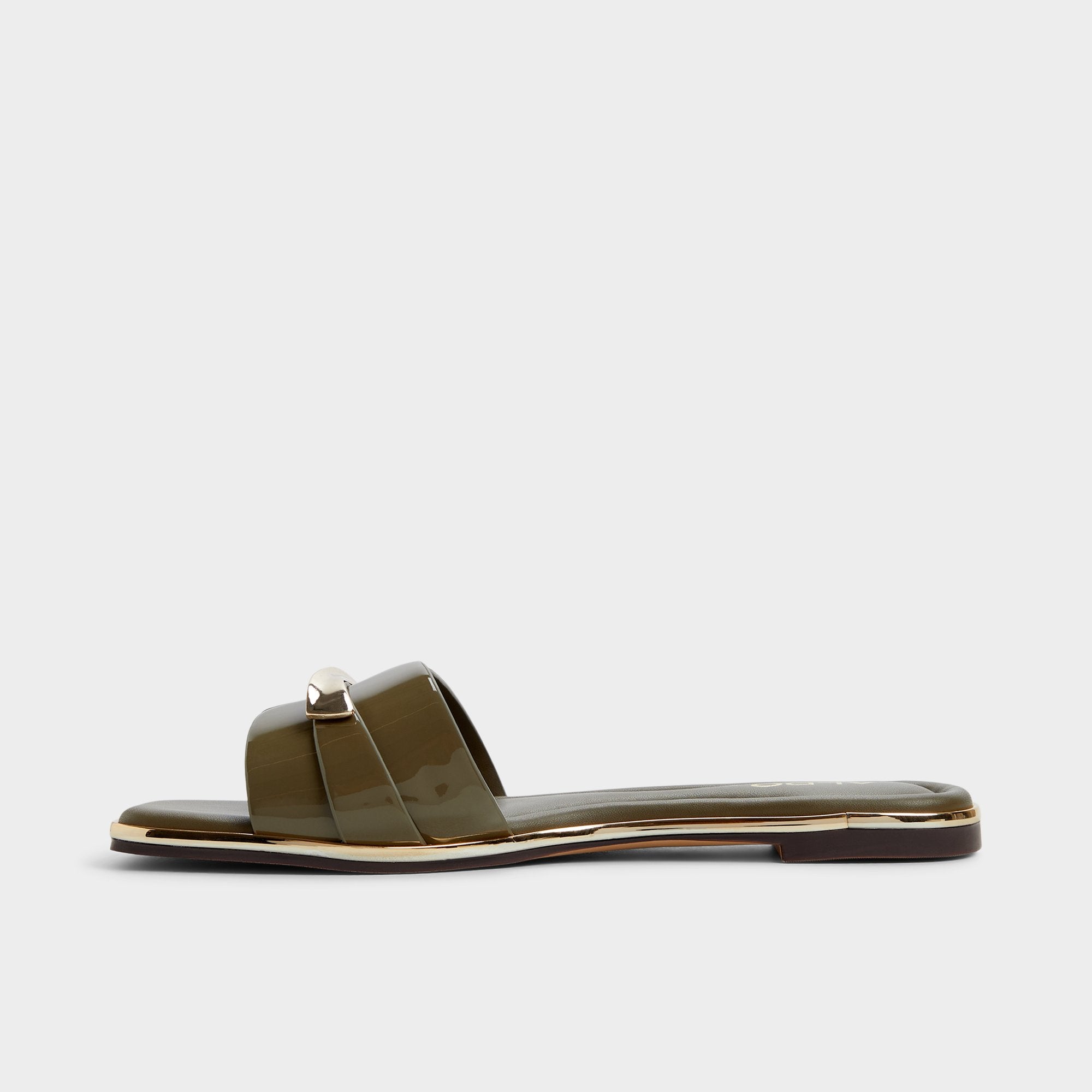 ALDO Darlina sandales plates vernis brides larges