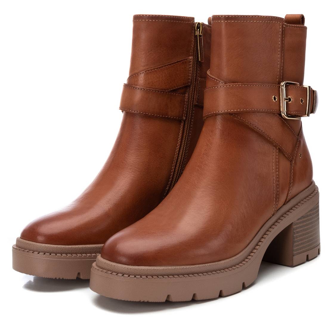 Carmela 161916 16191602 bottine marron cuir talon 7 cm