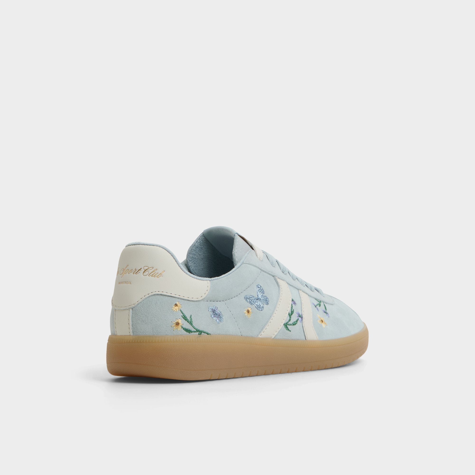 ALDO Chicsneaker baskets suède pastel brodées fleurs