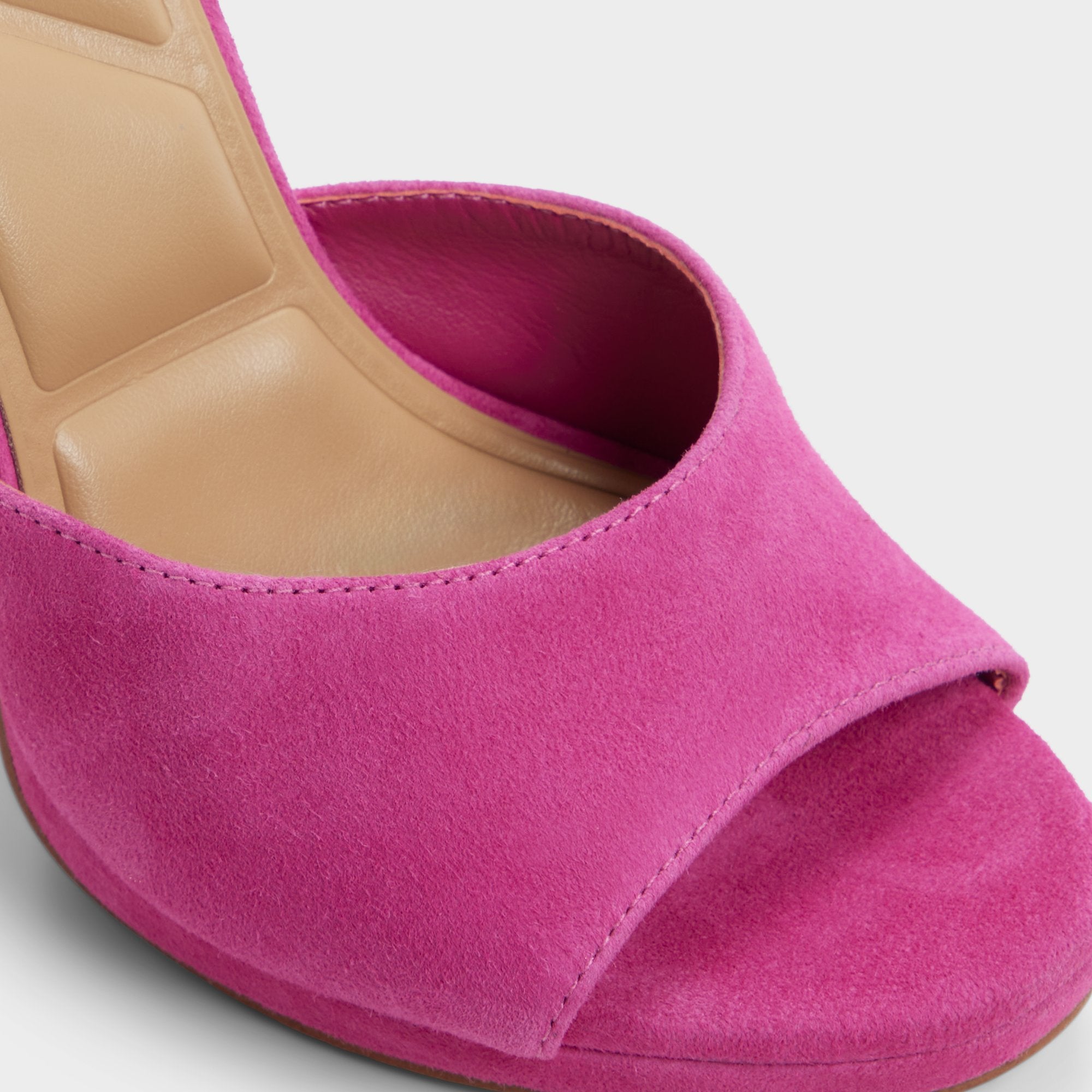 ALDO Rivieraa mules roses talon plateforme