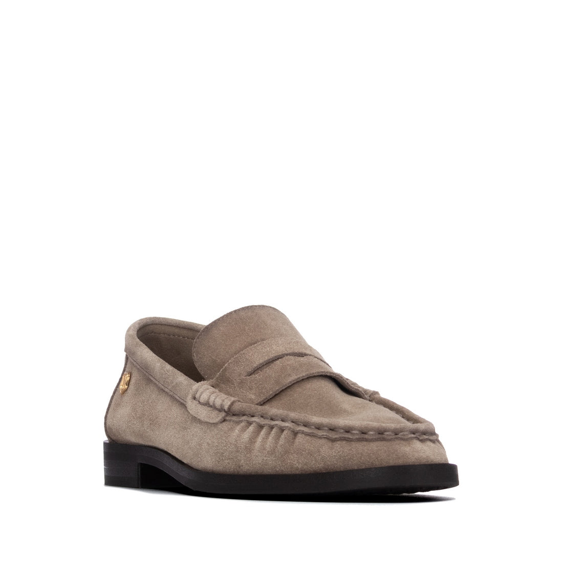 Carmela 16438903 mocassins femme marron cuir velours