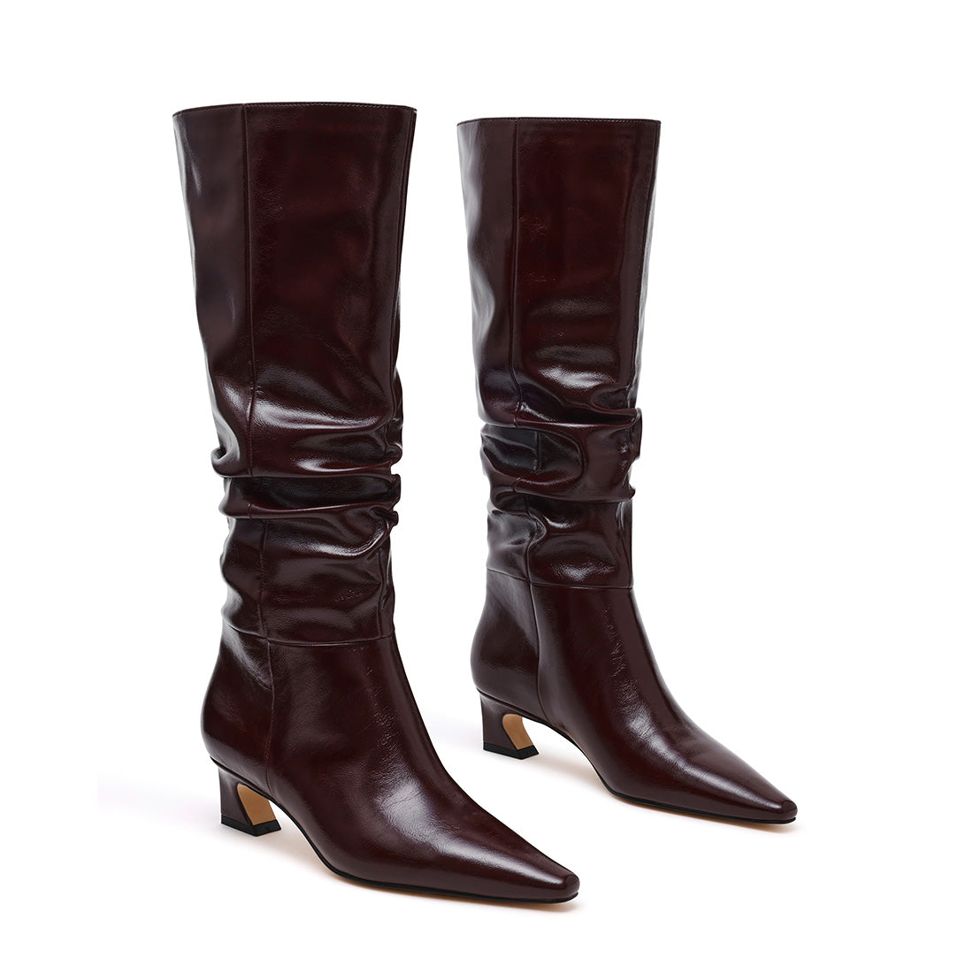 Steve Madden Clear-Cut bottines bordeaux talon 4,5 cm