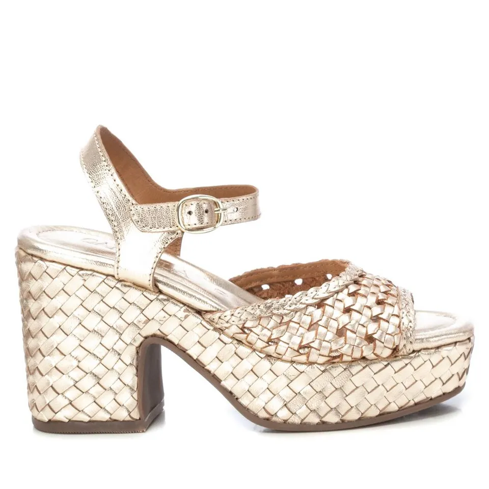 Carmela 16163706 sandale talon doree cuir talon 10 cm