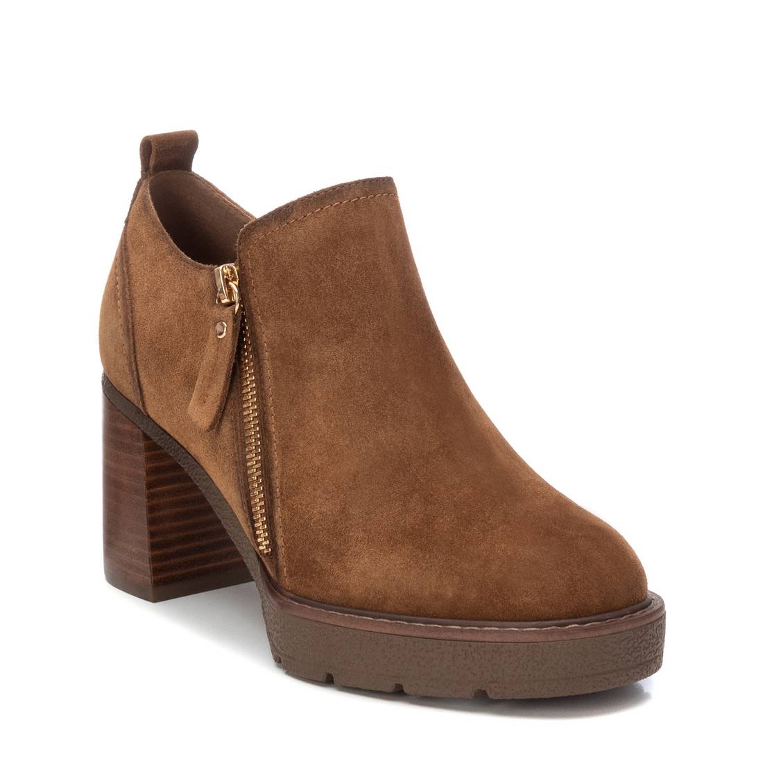 Carmela 16186001 bottines cuir marron talon 8 cm