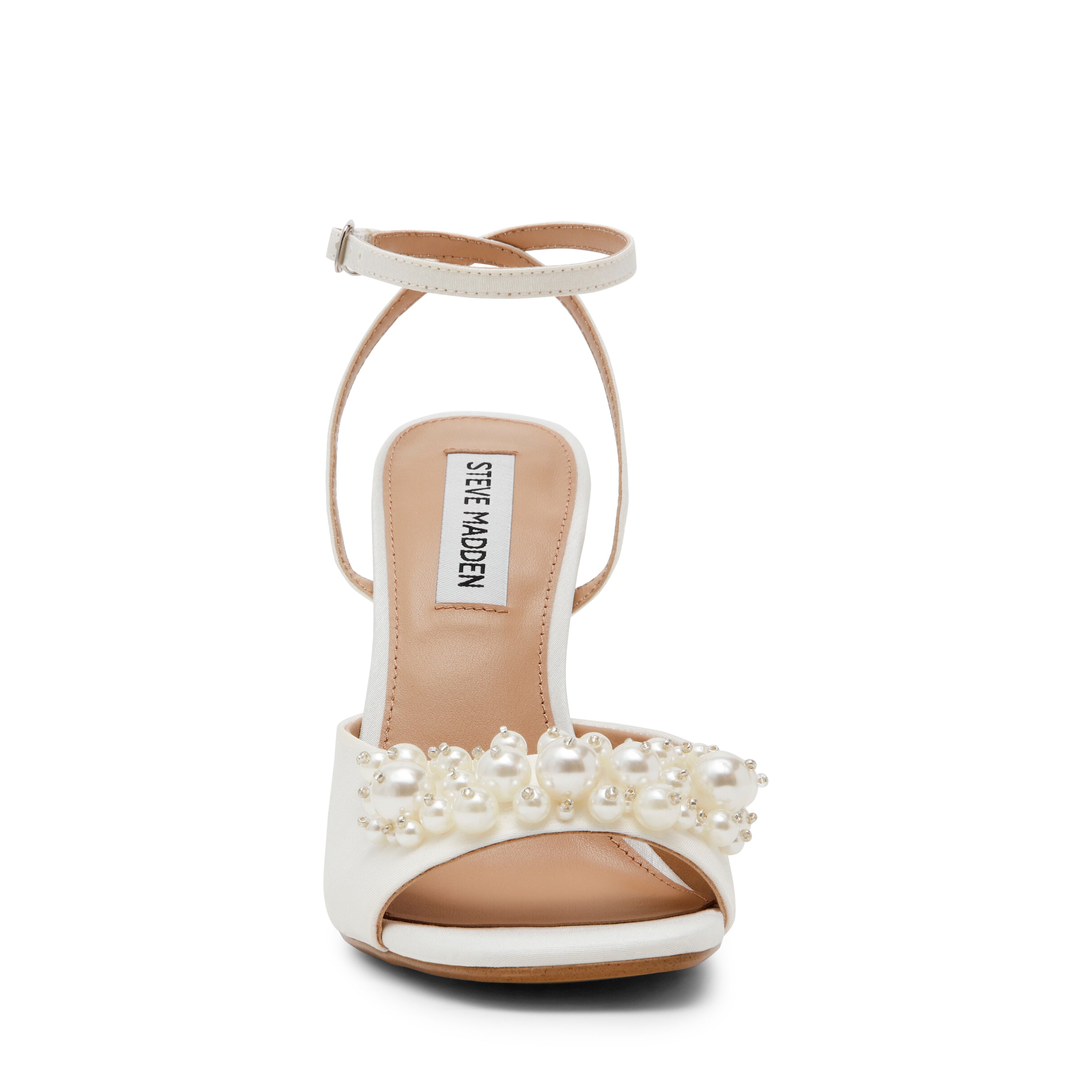Steve Madden Atheria sandales ivoire satin 11 cm