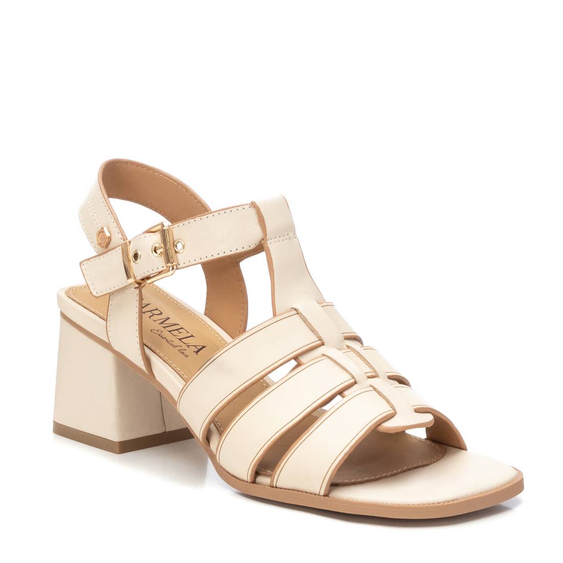 Carmela 16160102 sandales romaines blanc talon 7 cm