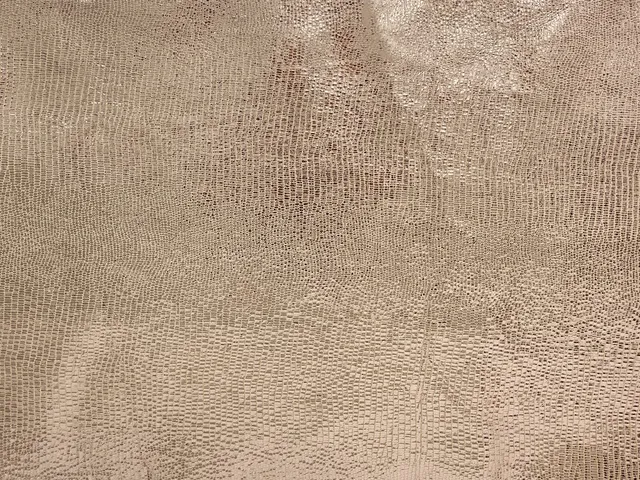 Dessine Moi Un Soulier vipérine bronze échantillon cuir