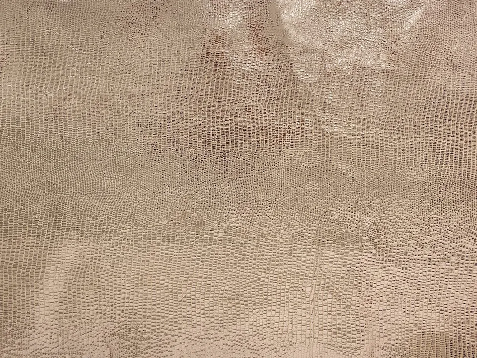 Dessine Moi Un Soulier vipérine bronze échantillon cuir