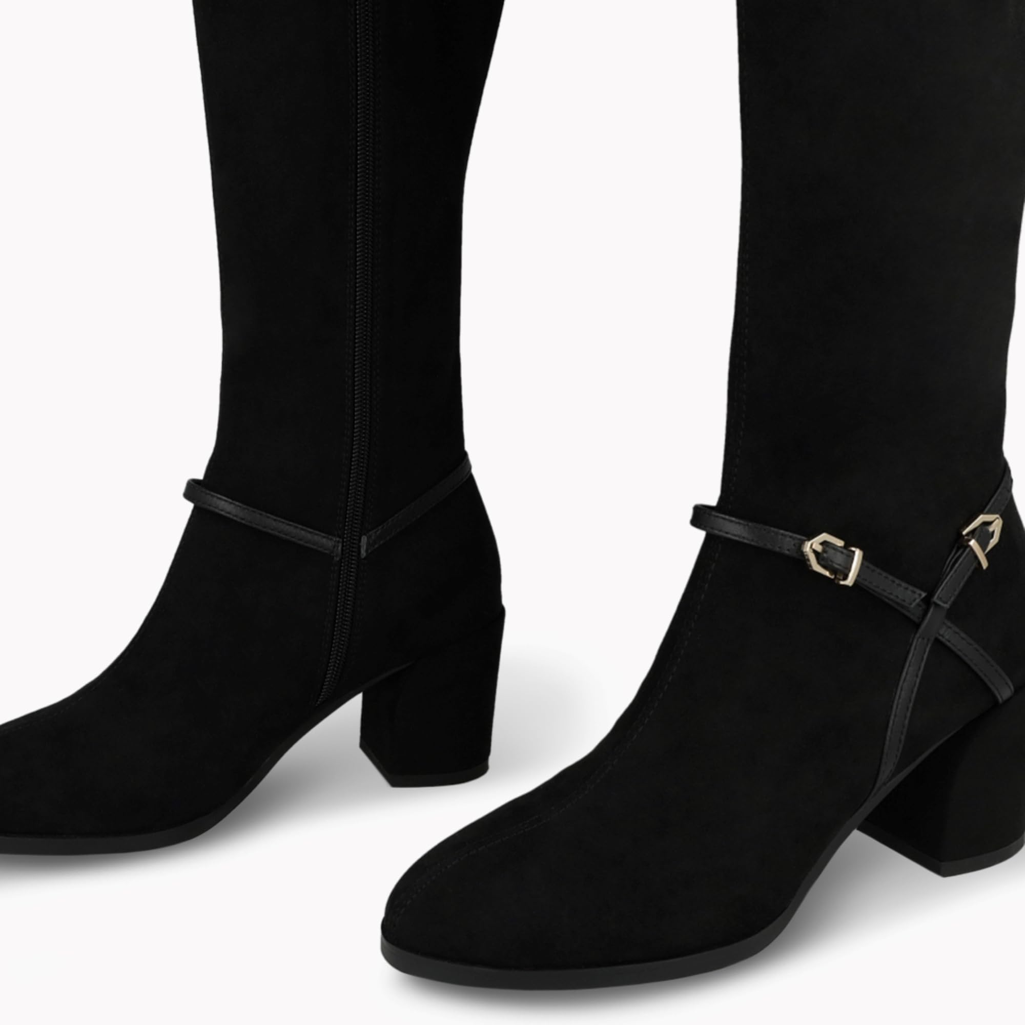 Lodi A-DEI5656 bottes noires cuir talon confort