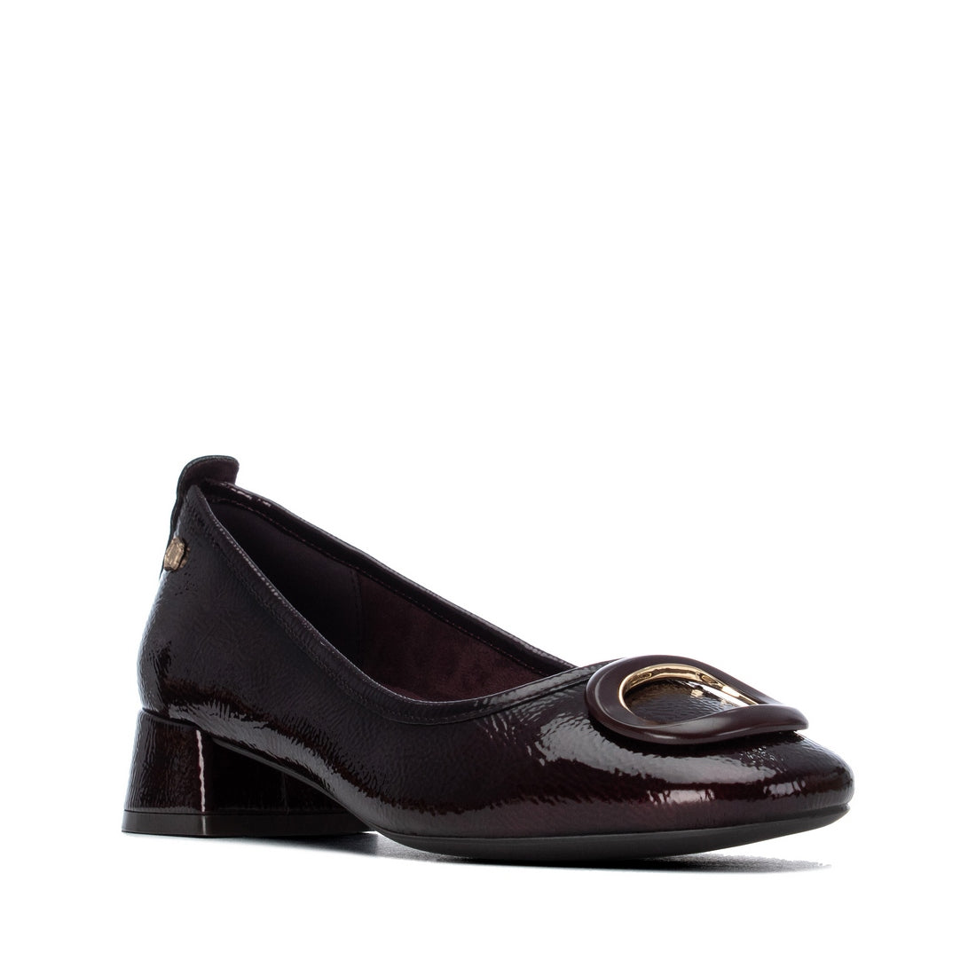 Carmela 16436303 escarpin verni bordeaux talon bas