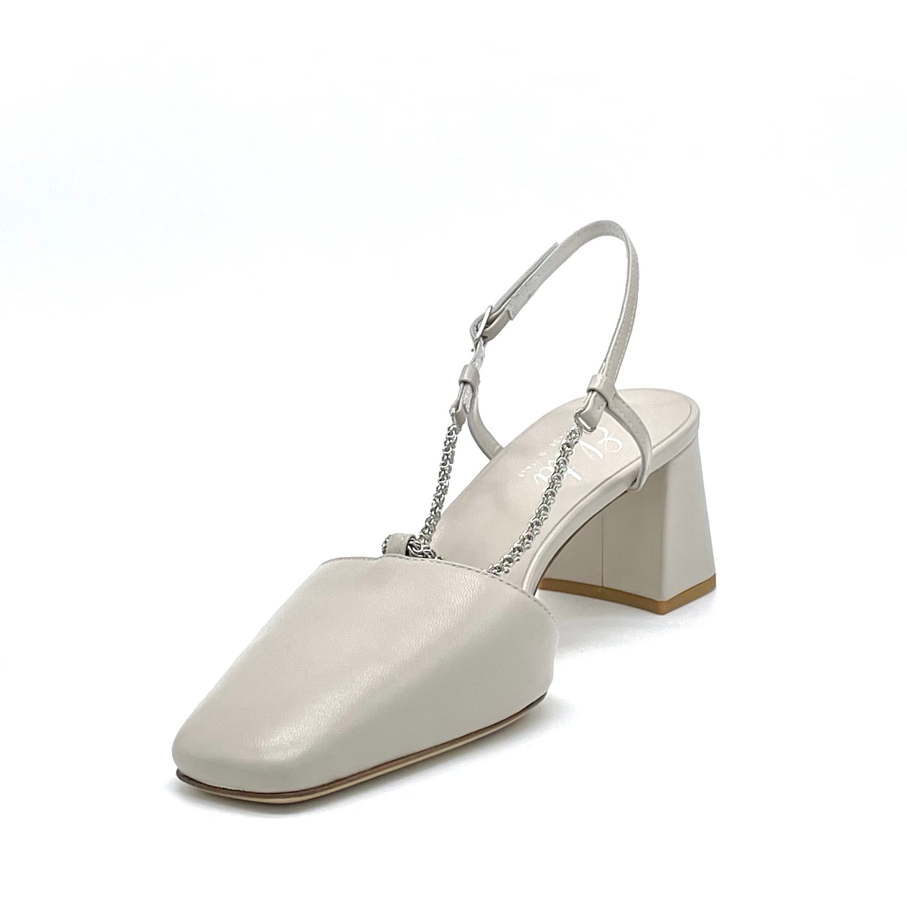 Elata 12158_4 slingback taupe talon 5,5 cm