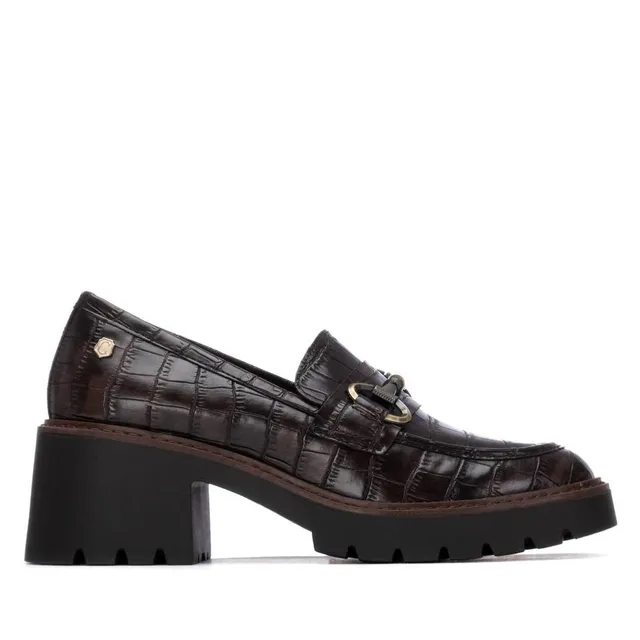 Carmela 16256602 mocassin talon marron