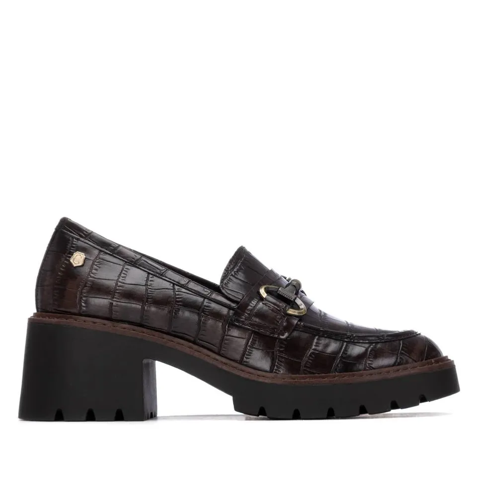 Carmela 16256602 mocassin talon marron