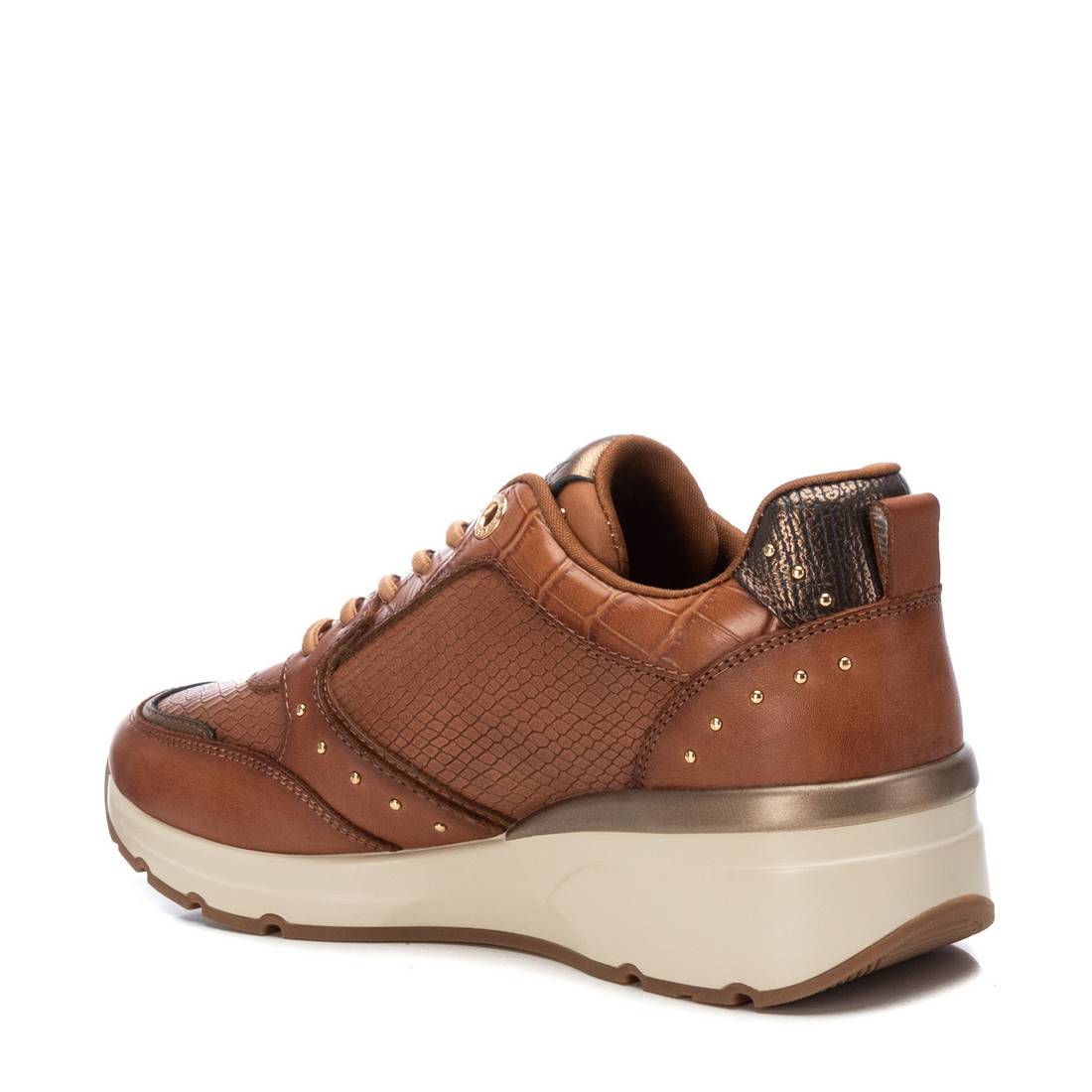 Carmela 16182402 sneaker cuir marron semelle épaisse
