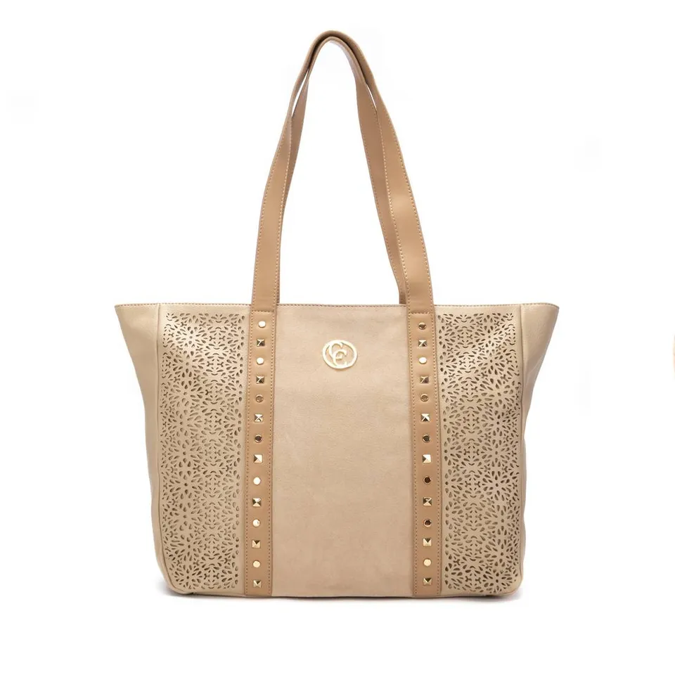 Carmela 18620801 sac épaule beige effet cuir