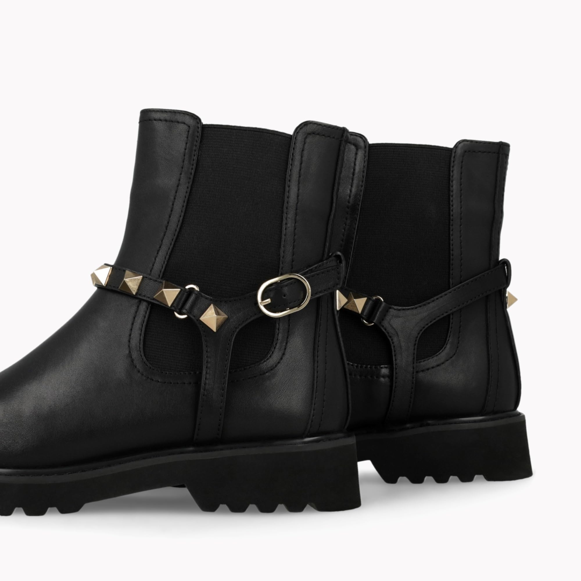 LODI A-SOL5700 bottines cuir noires à talon